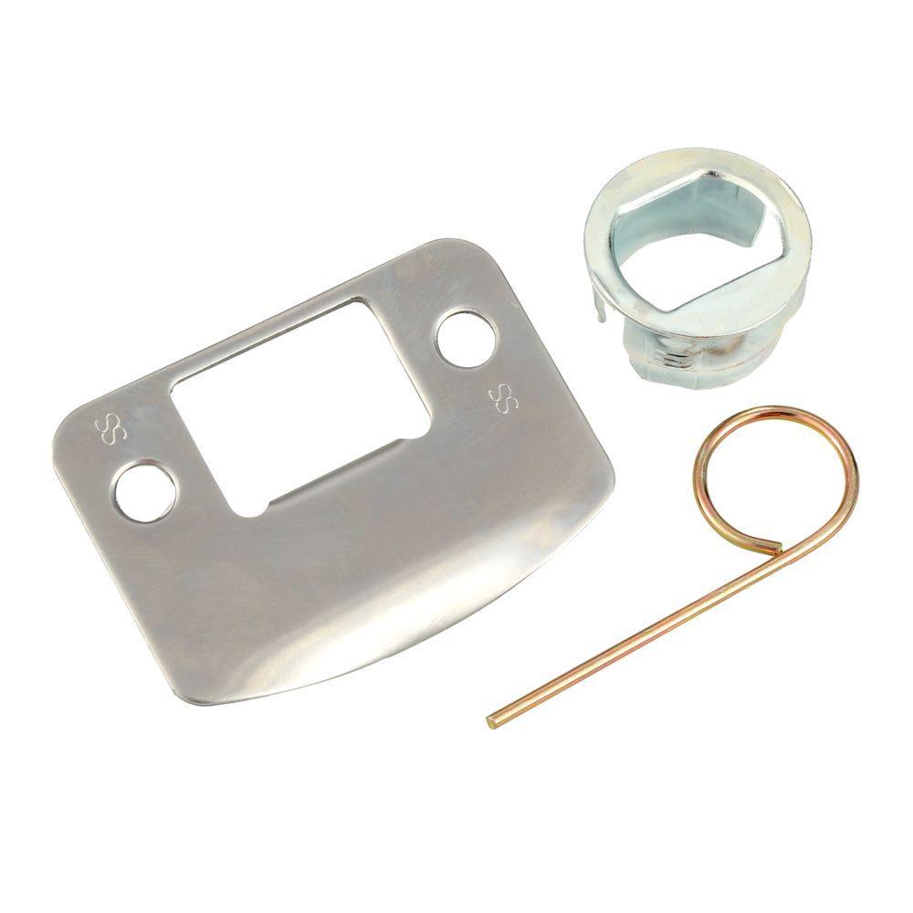 Elan Series Satin Chrome Commercial Bed and Bath Door Lever - Super Arbor