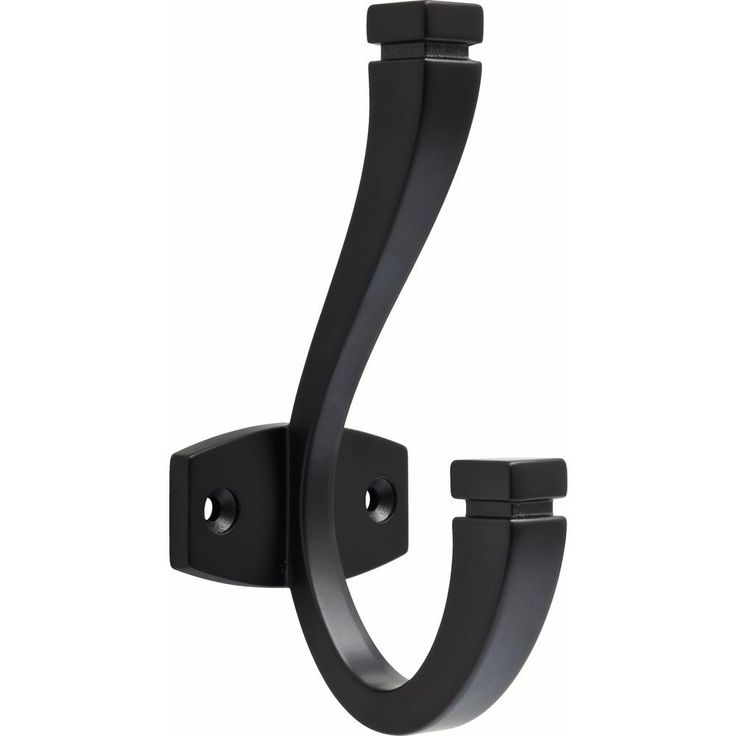 Warm Industrial 5 in. Brushed Brass Coat Hook