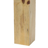 4 in. x 4 in. x 4-1/2 ft. Pressure-Treated Wood Double V-Groove Deck Post - Super Arbor