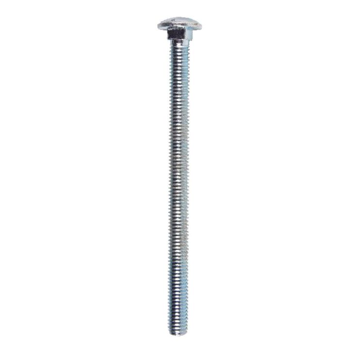Hillman 3/8 in. x 5-1/2 in. Zinc-Plated Steel Carriage Bolt, 50-Pack