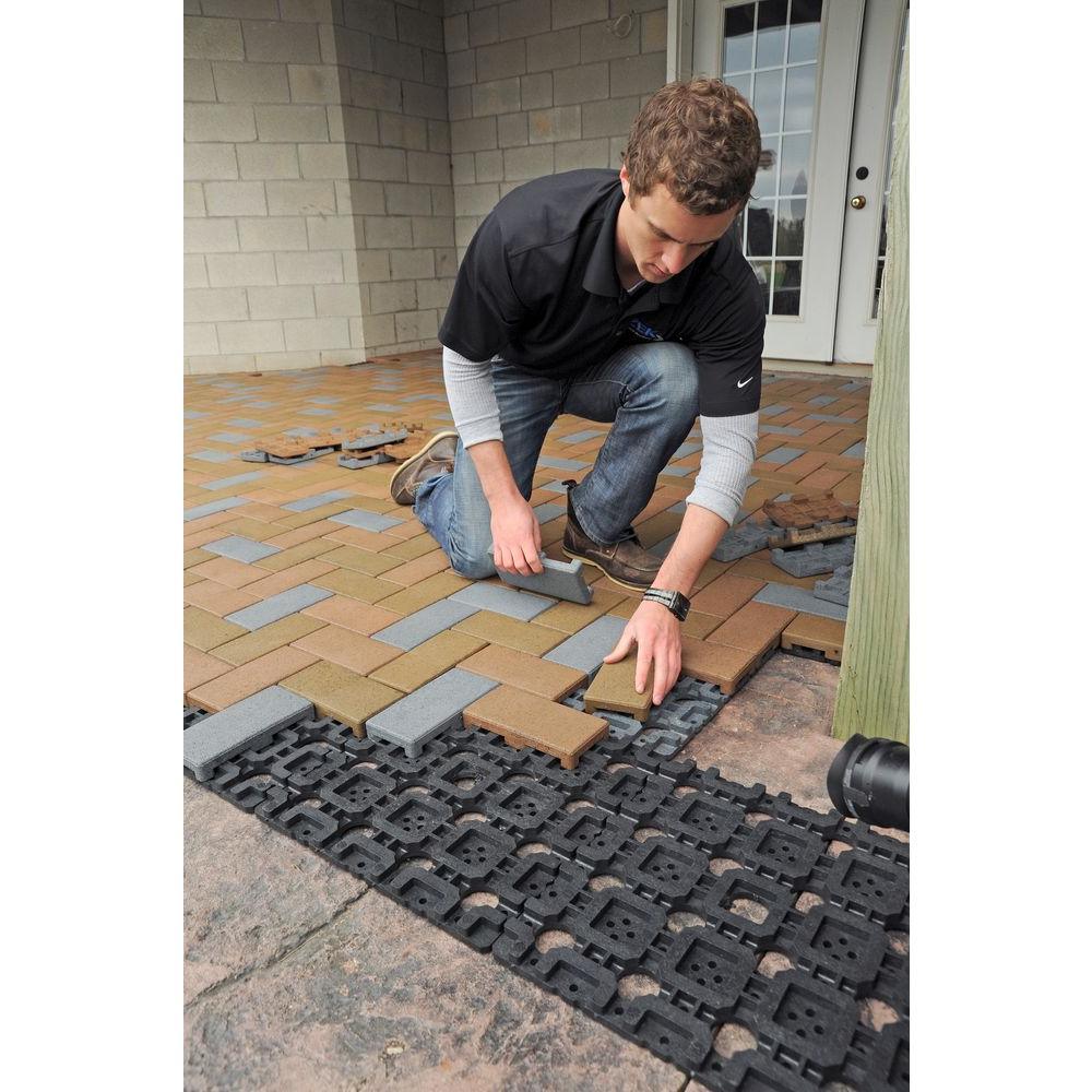 4 in. x 8 in. Waterwheel Composite Resurfacing Bullnose Pavers (36 Pavers) - Super Arbor