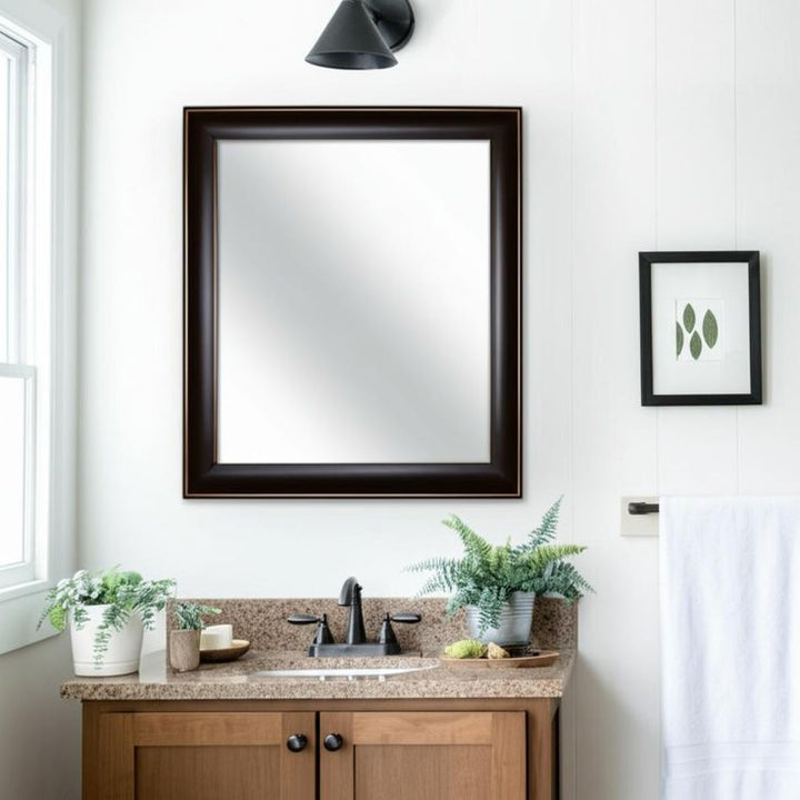 Home Decorators Collection 24x30 Fog-Free Medicine Cabinet in Oil Rubbed Bronze