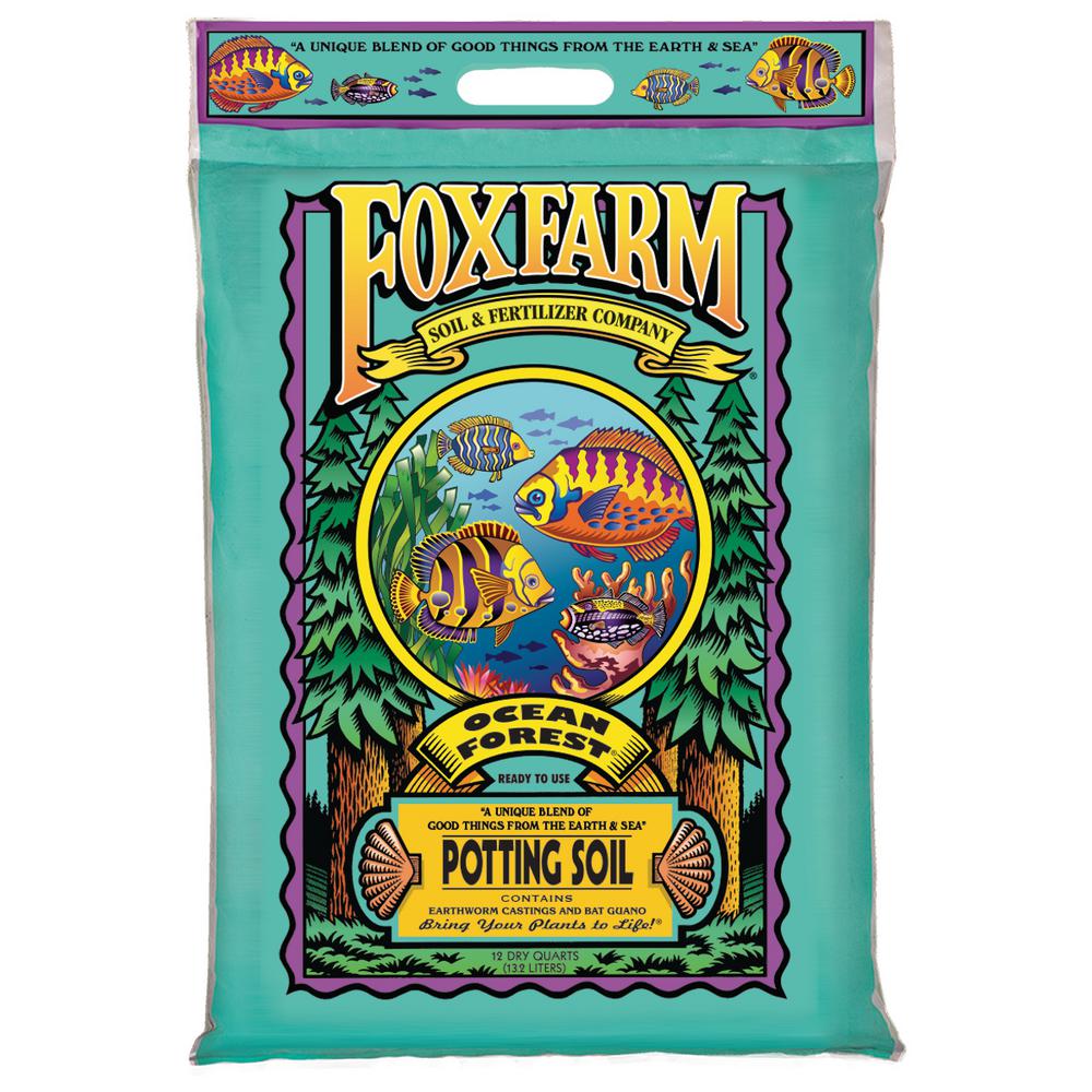 12 Quart Ocean Forest Garden Potting Soil Healthy Mix 6.3-6.8 pH - Super Arbor