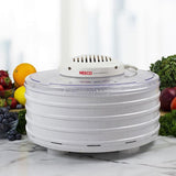 4-Tray White Expandable Food Dehydrator