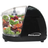1.5-Cup Single Speed Black Food Chopper