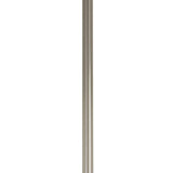 Pancake 12 in. Brushed Nickel Extension Downrod