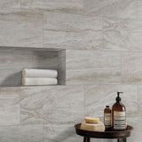 Vigo Gris 12 in. x 24 in. Glazed Ceramic Floor and Wall Tile (16 sq. ft./case)