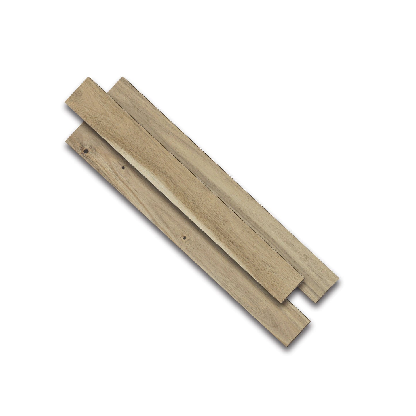 allen + roth Acacia Greystone hardwood flooring — carton and plank detail