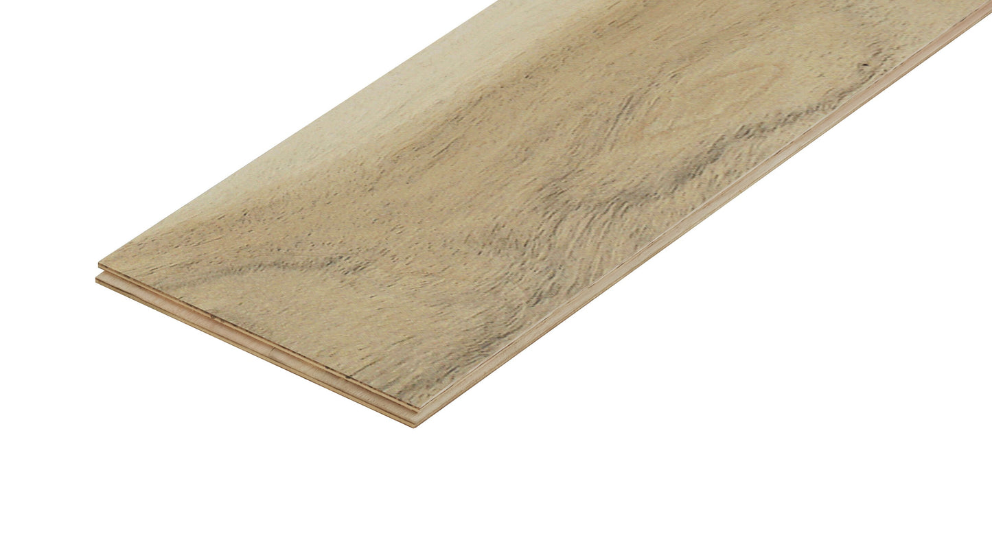 allen + roth Acacia Greystone hardwood flooring — surface grain detail
