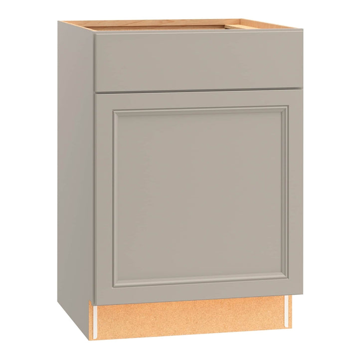 Diamond NOW Wintucket 24-in W x 35-in H x 23.75-in D TrueColor Cloud Gray Door and Drawer Base Cabinet, Fully Assembled