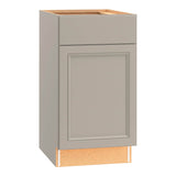 Diamond NOW Wintucket 18-in W x 35-in H x 23.75-in D TrueColor Cloud Gray Door and Drawer Base Cabinet, Fully Assembled