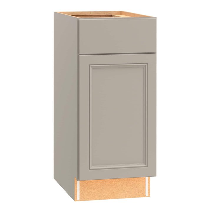 Diamond NOW Wintucket 15-in W x 35-in H x 23.75-in D TrueColor Cloud Gray Door and Drawer Base Cabinet, Fully Assembled