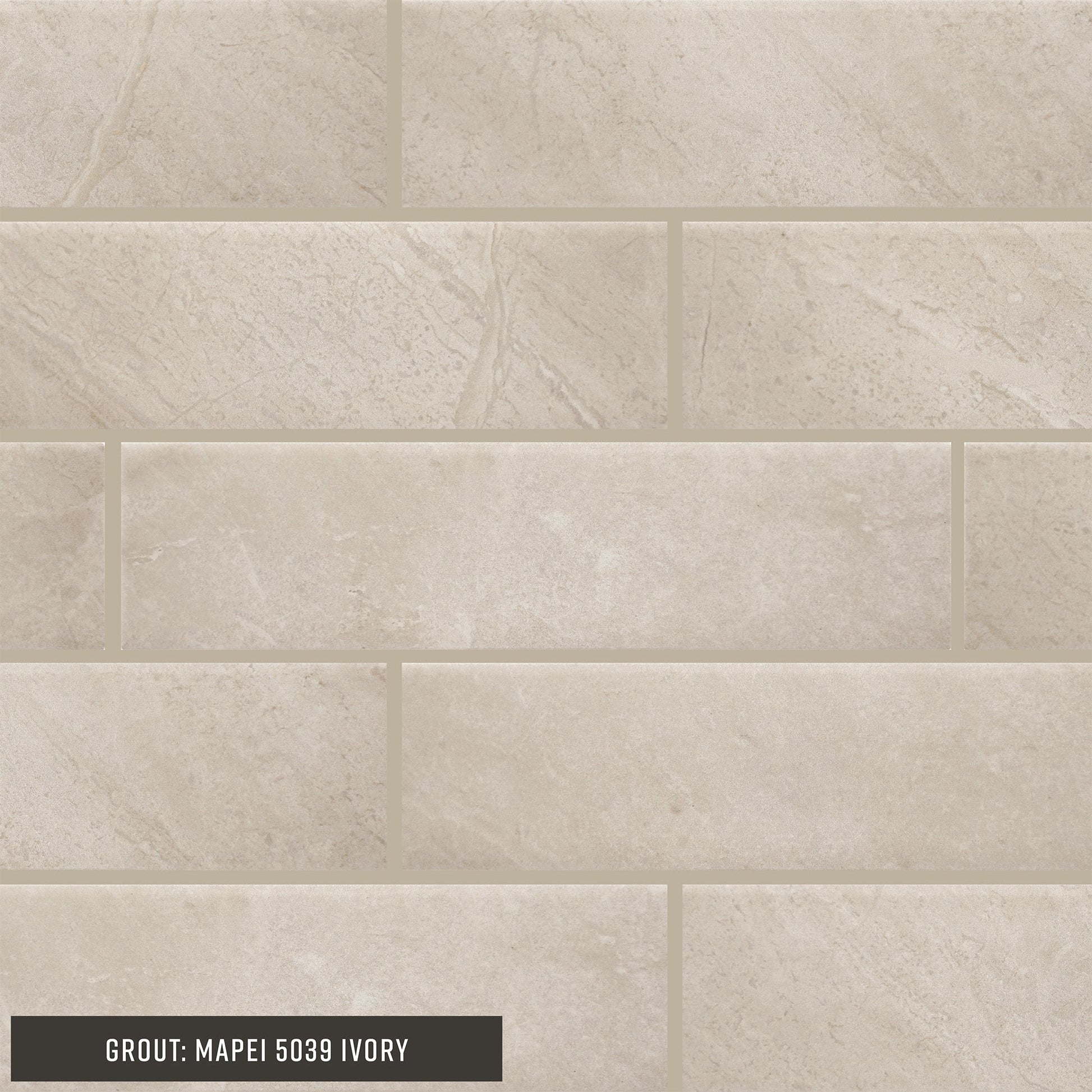 STAINMASTER Somerset Beige 3-in x 12-in Matte Ceramic Marble look Wall Tile product image