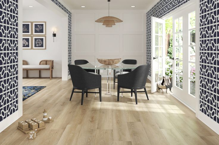Aubrey Oak 12-mil x 9-in W x 60-in L Waterproof Interlocking Luxury Vinyl Plank Flooring (22.53-sq ft/ Carton)
