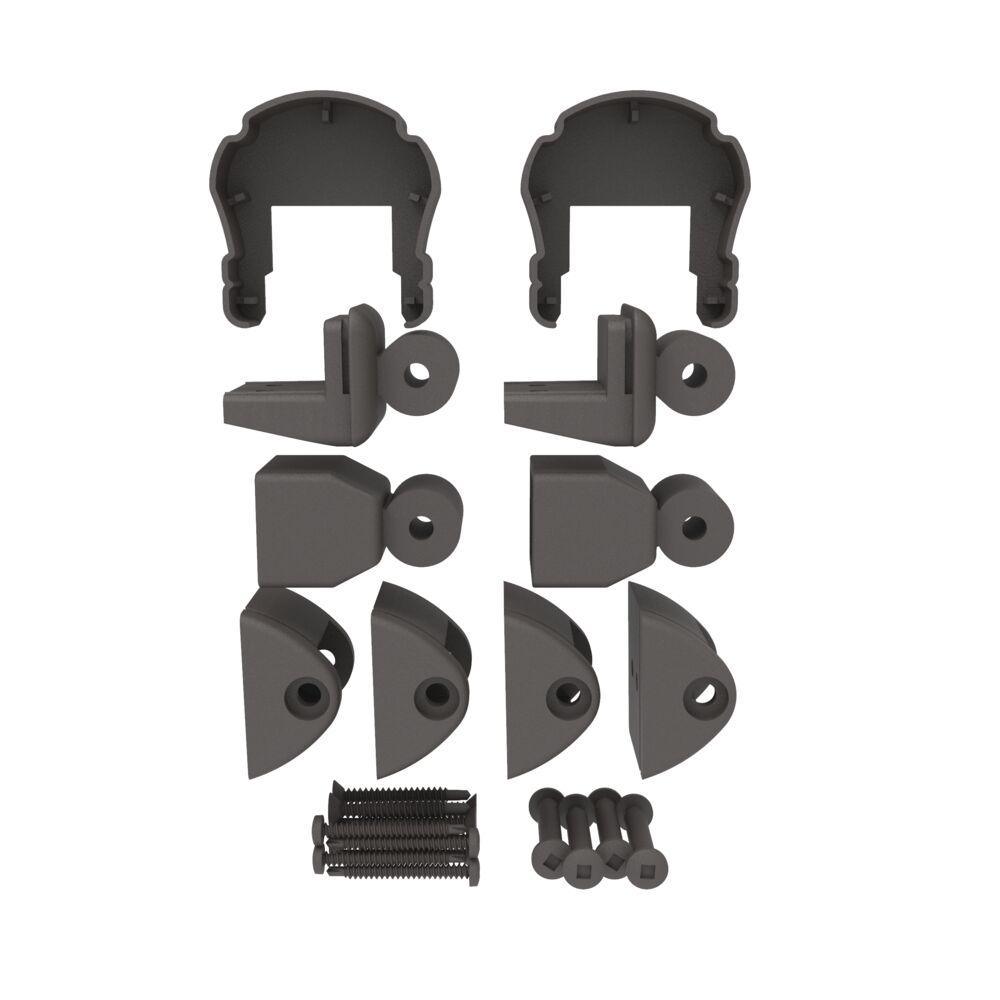 Penrose Matte Bronze Aluminum Top Stair Bracket Kit - Super Arbor