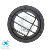 Low-Voltage Black Outdoor Integrated LED Landscape Well Light