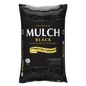 Premium 2-cu ft Black Hardwood Mulch - Super Arbor