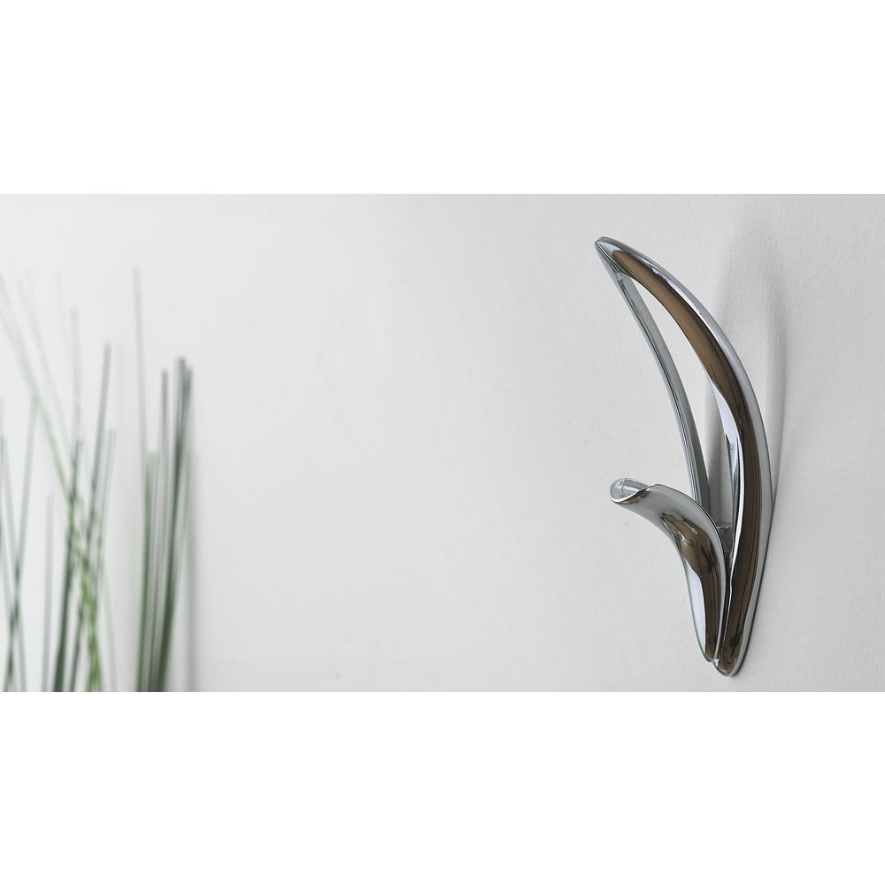 5-7/32 in. (132 mm) Chrome Decorative Hook - Super Arbor