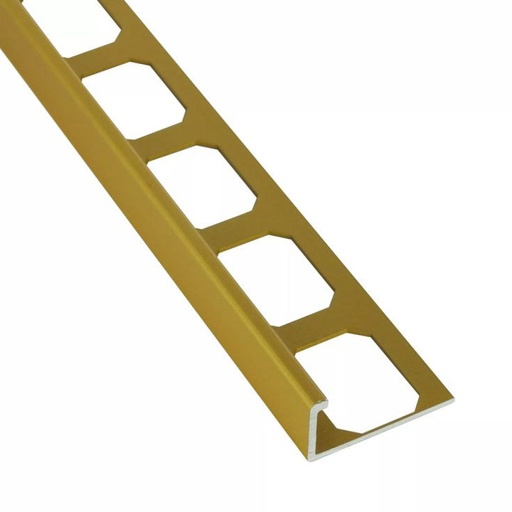 L-Shape Edge 1/2 in. Satin Brass Profile