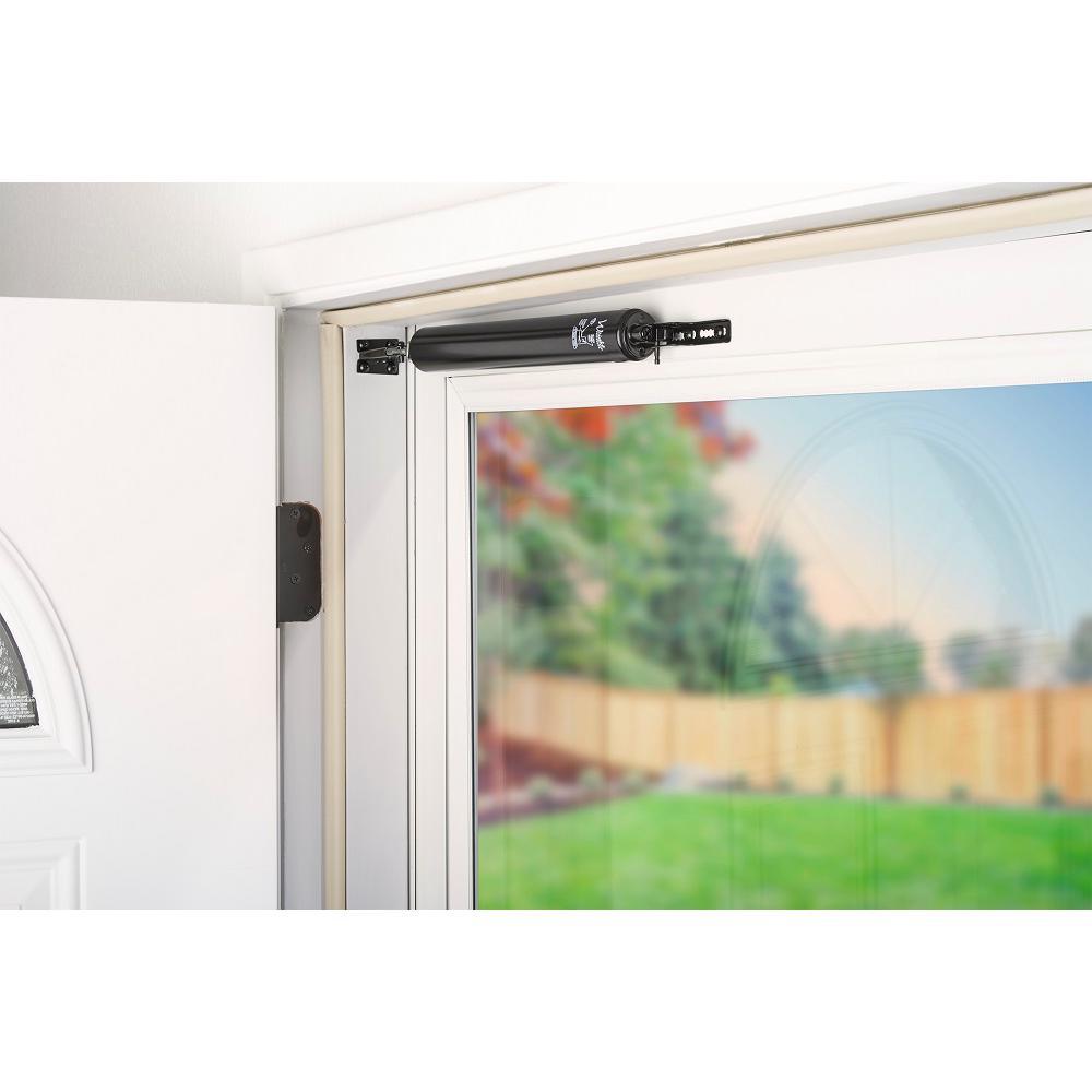 Heavy-Duty Black Pneumatic Door Closer - Super Arbor