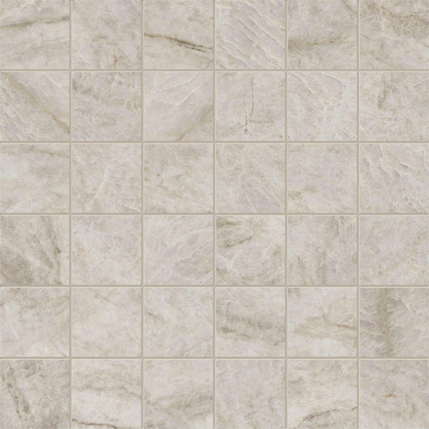 Satori Regent Taj Mahal 12-in x 12-in Honed Porcelain Marble look Mosaic Floor and Wall Tile product image