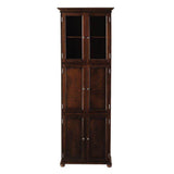 Hampton Harbor Tall Cabinet with 25 in. W in Sequoia Finish - Super Arbor