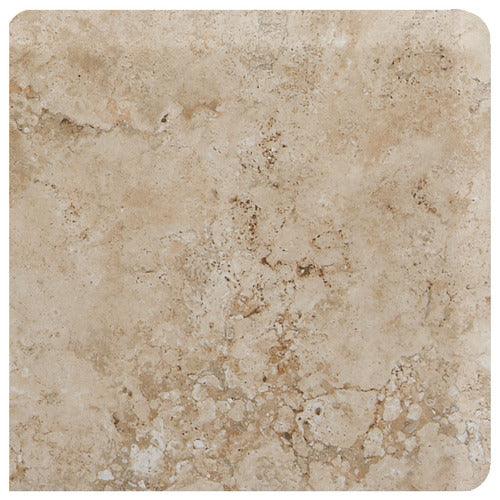 American Olean Bordeaux Creme Ceramic Bullnose Tile (3-in x 3-in) - Super Arbor