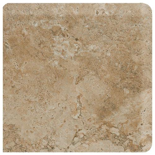 American Olean Bordeaux Creme Ceramic Bullnose Tile (3-in x 3-in) - Super Arbor