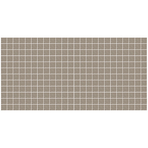 American Olean Unglazed Porcelain Mosaics 12-Pack Black 12-in x 24-in Unglazed Porcelain Uniform Squares Mosaic Floor and Wall Tile - Super Arbor