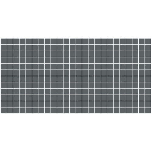 American Olean Unglazed Porcelain Mosaics 12-Pack Black 12-in x 24-in Unglazed Porcelain Uniform Squares Mosaic Floor and Wall Tile - Super Arbor
