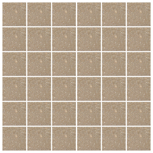 American Olean Unglazed Porcelain Mosaics 12-Pack Vanilla Cream 12-in x 24-in Unglazed Porcelain Uniform Squares Mosaic Floor and Wall Tile - Super Arbor