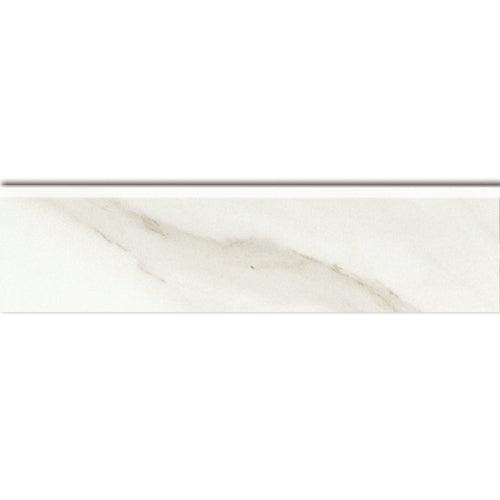 American Olean Mirasol Crema Laila Porcelain Bullnose Tile (3-in x 12-in) - Super Arbor