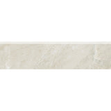 American Olean Mirasol Bianco Carrara Porcelain Bullnose Tile (3-in x 12-in) - Super Arbor
