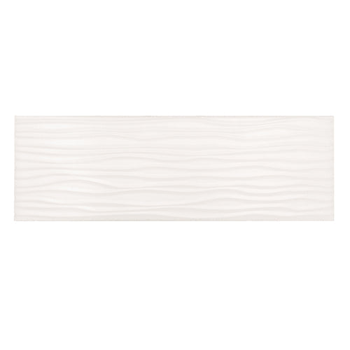 American Olean Urban Canvas 28-Pack Designer White 4-in x 12-in Matte Ceramic Subway Wall Tile - Super Arbor