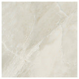 American Olean Mirasol 4-Pack Crema Laila 24-in x 24-in Glazed Porcelain Marble Look Tile - Super Arbor