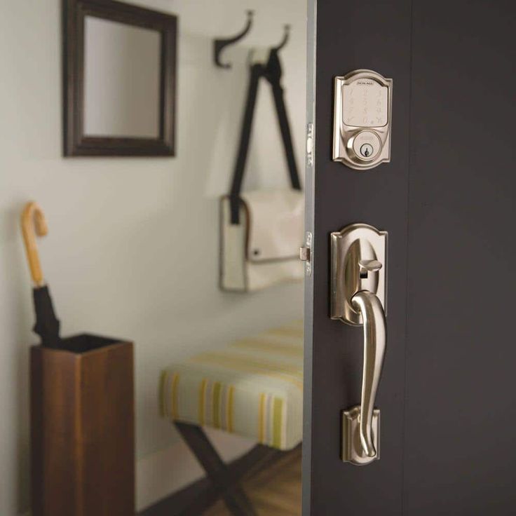 Camelot Satin Nickel Sense Smart Door Lock