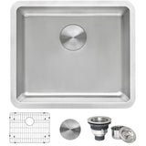 20 in. Single Bowl Undermount Stainless Steel Bar Prep Kitchen Sink