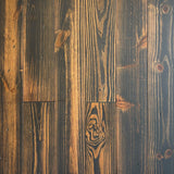 allen + roth Pine Burnt hardwood flooring — primary plank view