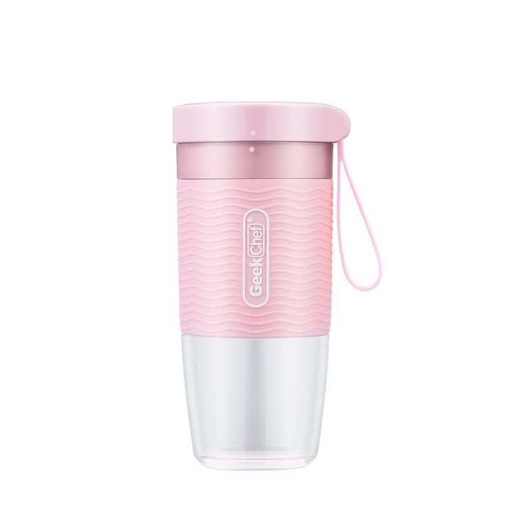 10 oz. Single Speed Orange Portable Personal Blender with USB Rechargeable