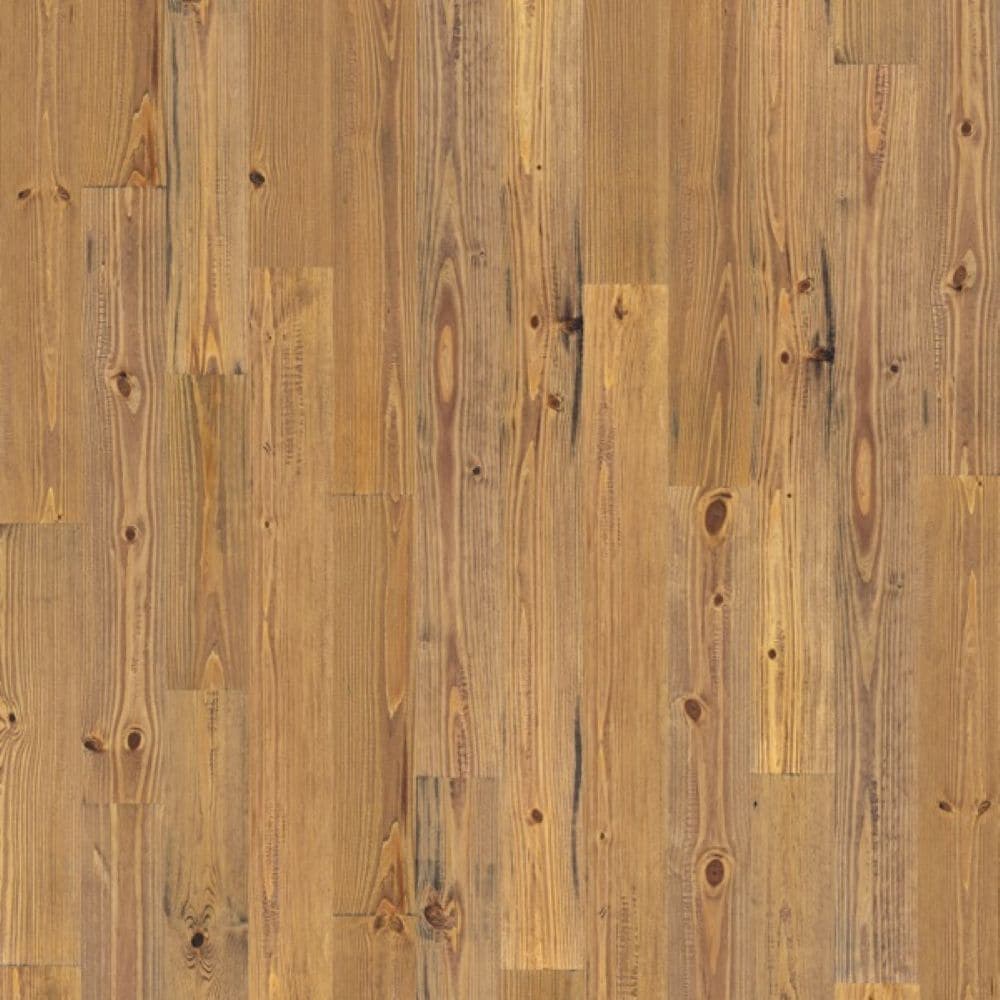 allen + roth Pine Amber hardwood flooring — primary plank view