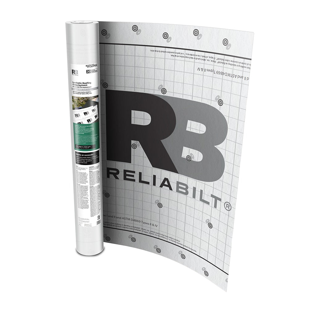 RELIABILT N 48-in x 100-ft (100-sq ft) Synthetic Roof Underlayment, RB04100C