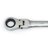 12-Point SAE/Metric Flex Head Ratcheting Combination Wrench Set (14-Piece) - Super Arbor