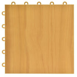 Greatmats Max Tile 12 in. x 12 in. x 5/8 in. Light Oak Vinyl Interlocking Raised Modular Floor Tile (Case of 26)