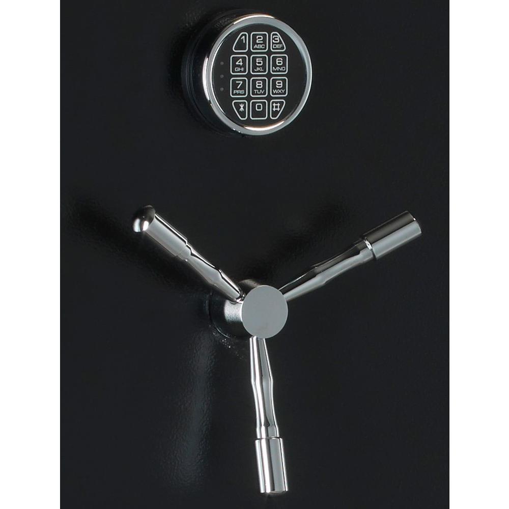 90-Gun Fire Resistant 72 in. Tall Electronic Lock Safe, Matte Black - Super Arbor