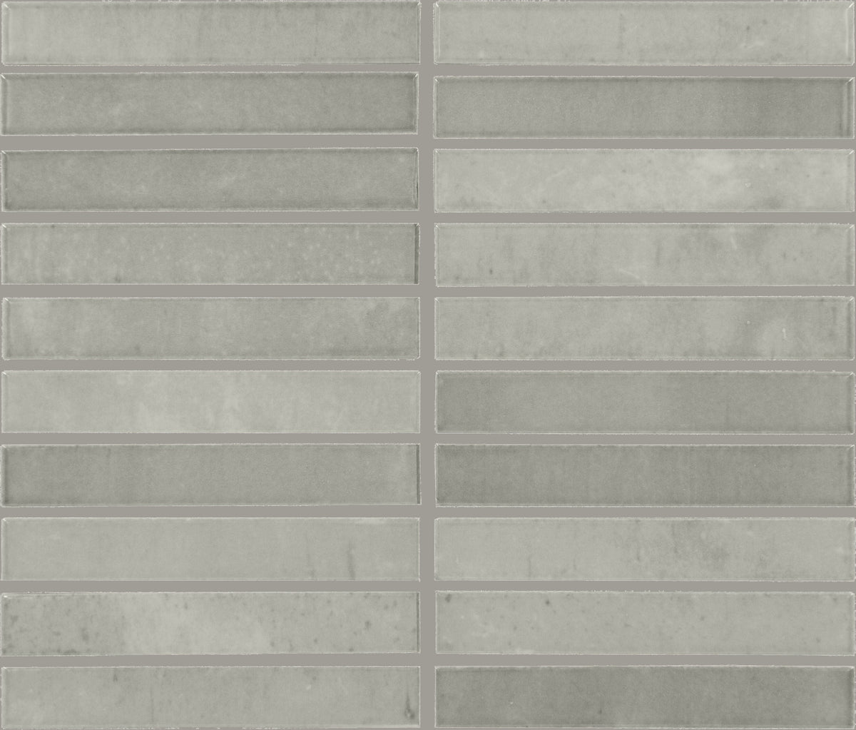 Daltile Miramo Oyster 10-in x 12-in Glossy Ceramic Handcrafted look Mosaic Wall Tile product image