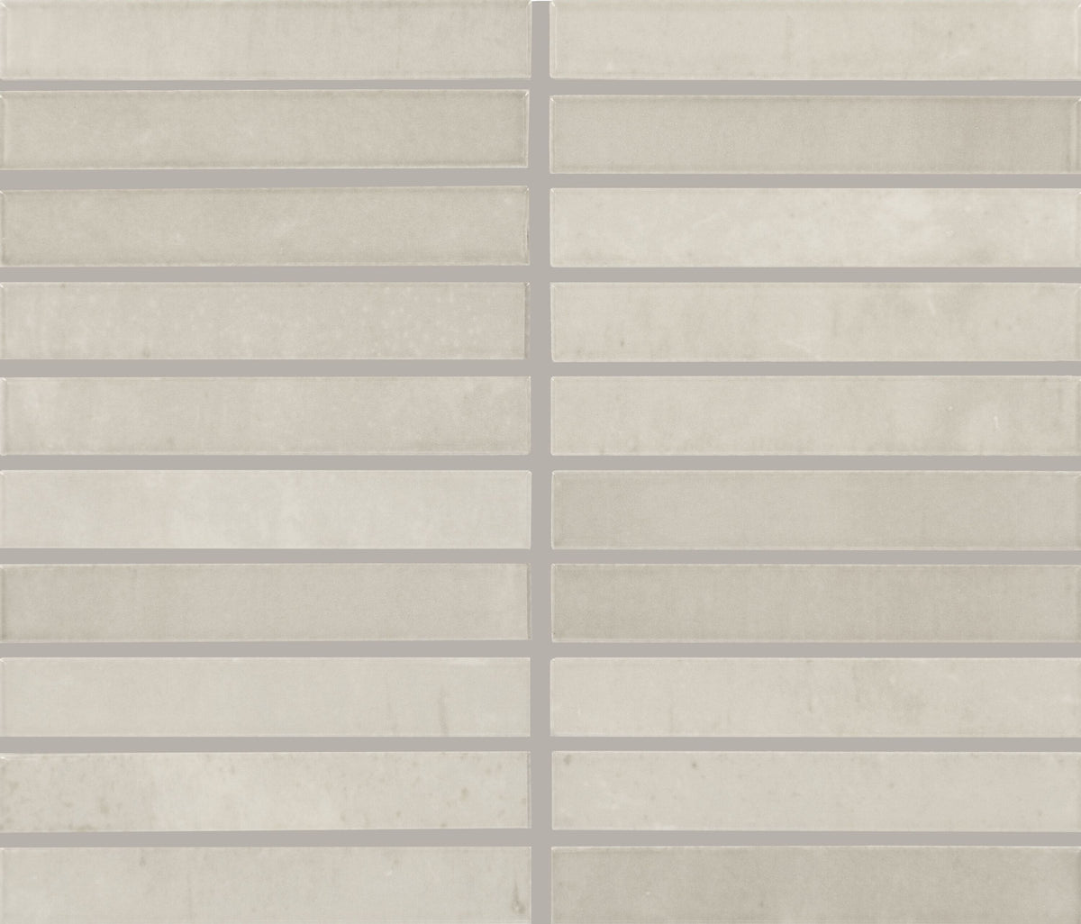 Daltile Miramo Pearl 10-in x 12-in Glossy Ceramic Handcrafted look Mosaic Wall Tile product image