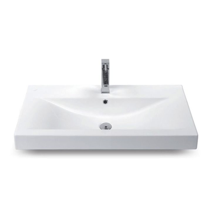 Nameeks Mona Wall Mounted Bathroom Sink in White