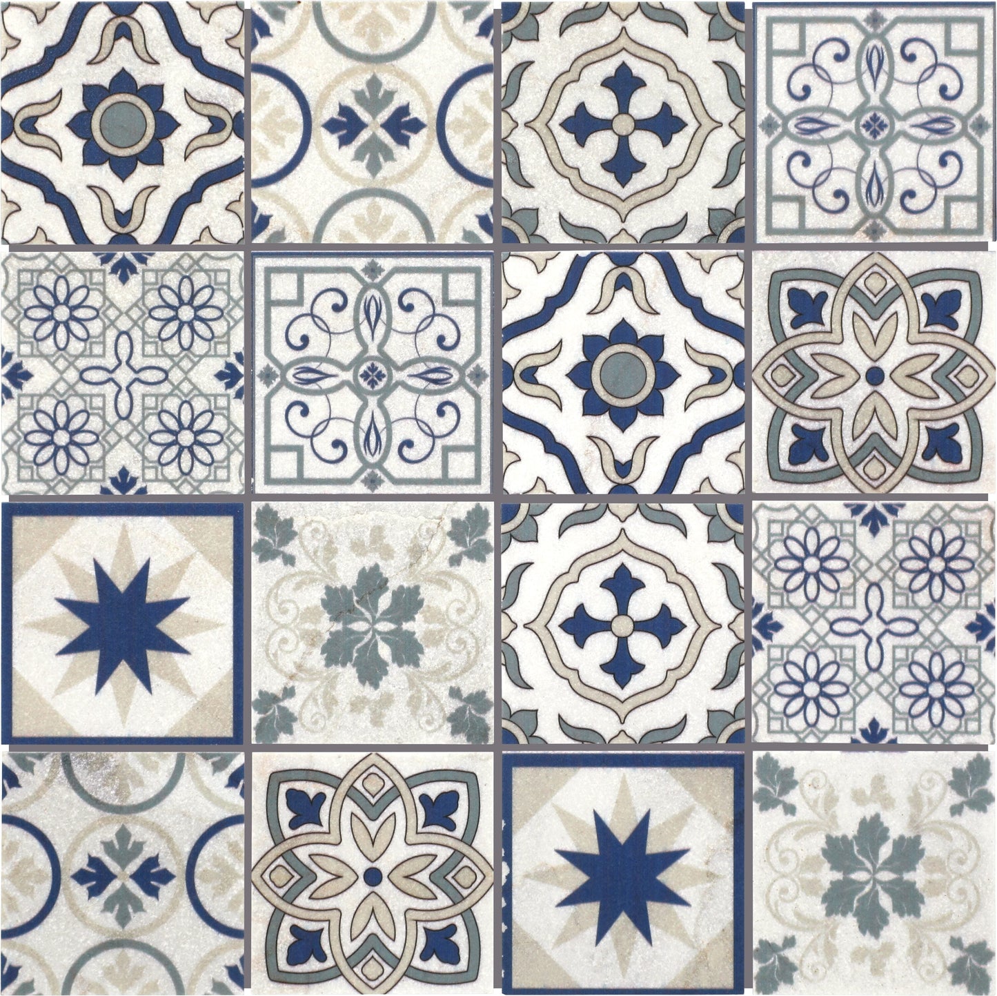 Daltile Sublimity Mindful Sequence 12-in x 12-in Honed Natural stone Mixed Marble look Mosaic Floor and Wall Tile product image