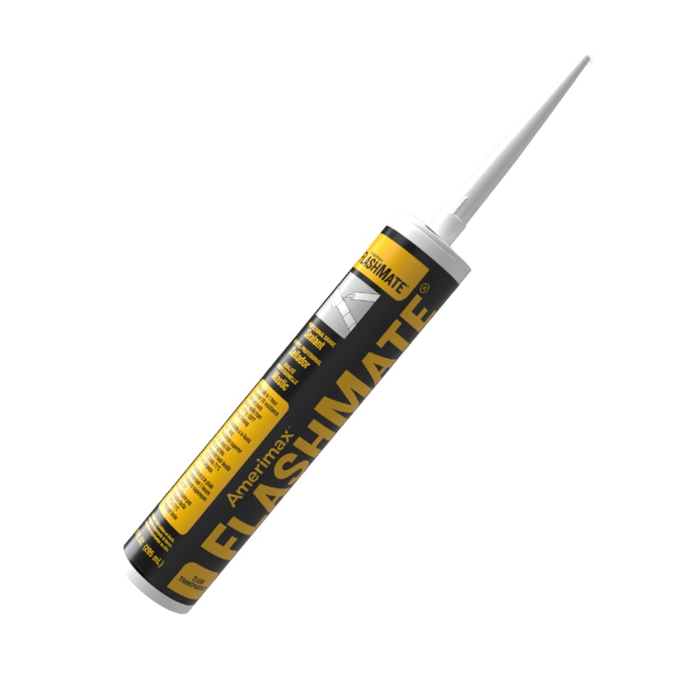 Amerimax FlashMate 10-oz Waterproof Elastomeric Roof Sealant – Clear