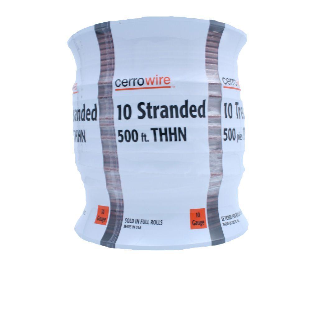 500 ft. 10/1 Black Stranded THHN Wire - Super Arbor